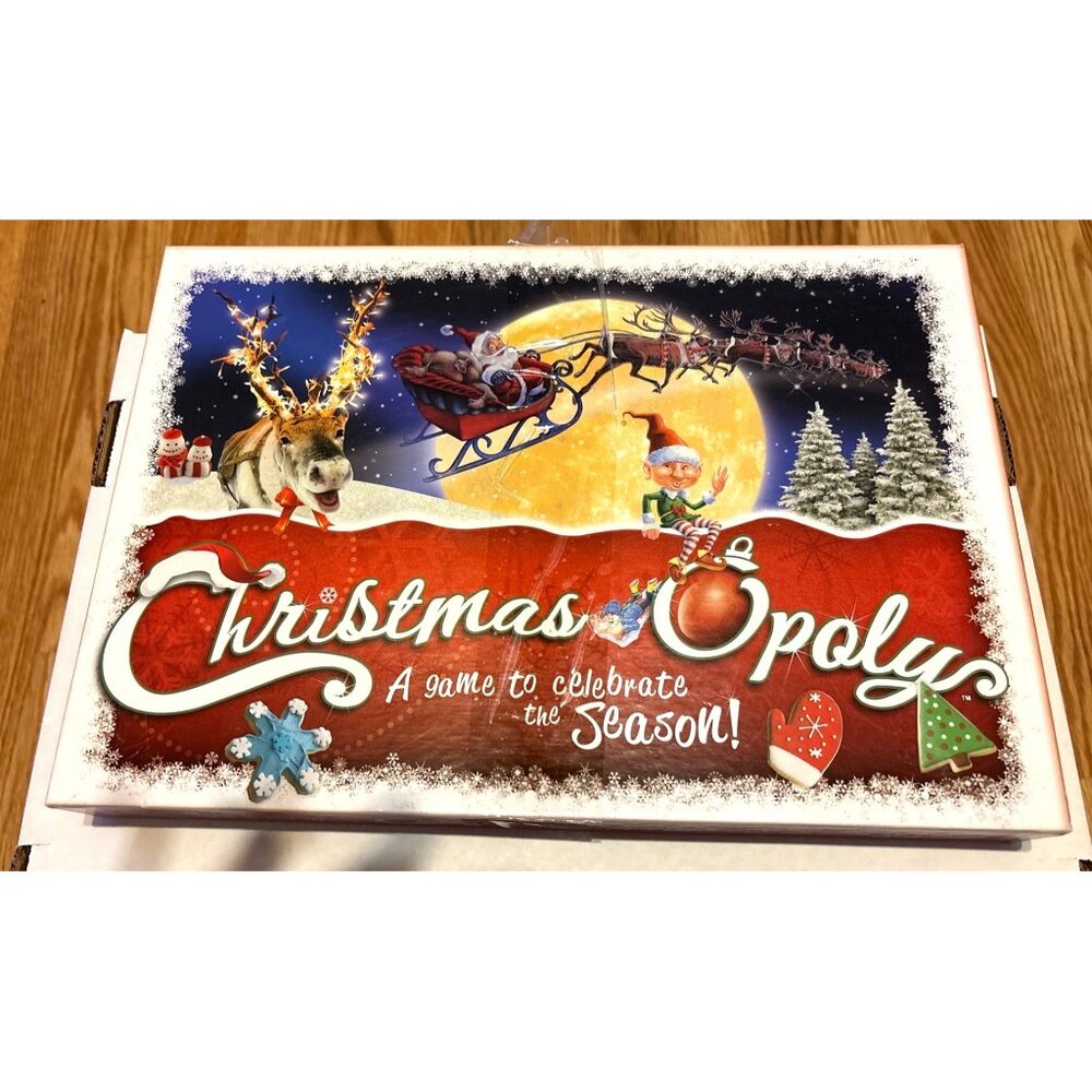 Christmas-Opoly Board Game By Late For The Sky Strategy USA Family Monopoly